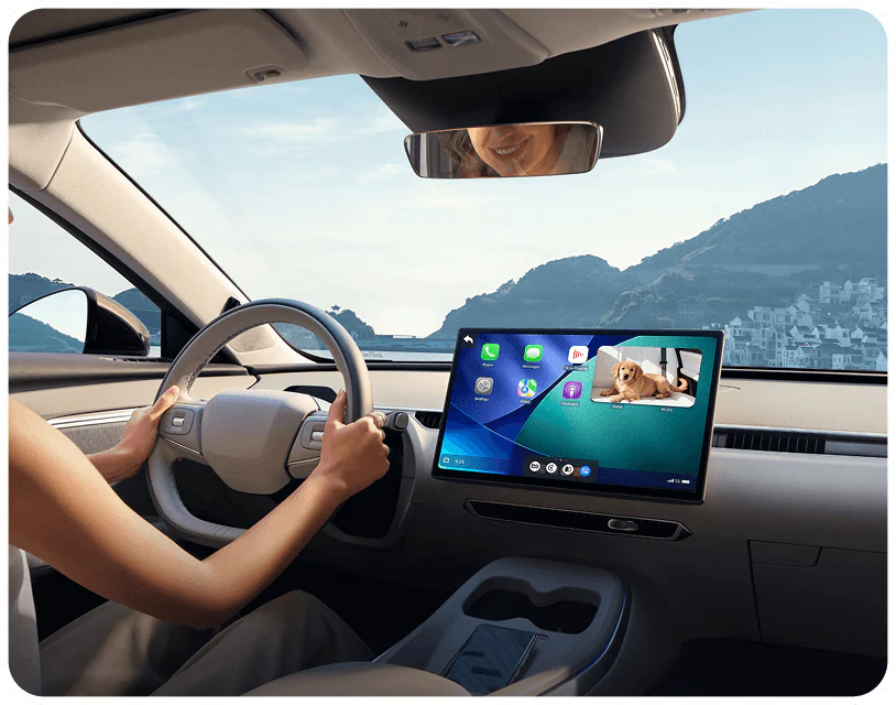 有線CarPlay / Android Auto対応車の車載画面イメージ