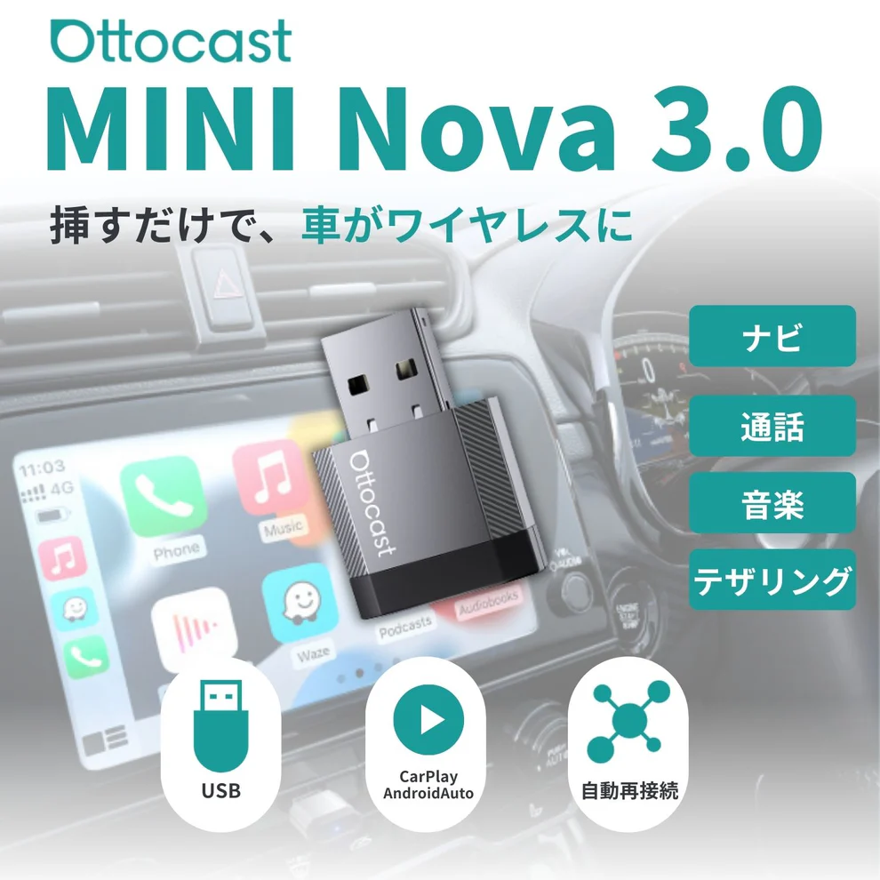 MINI Nova 3.0の主な仕様と機能イメージ