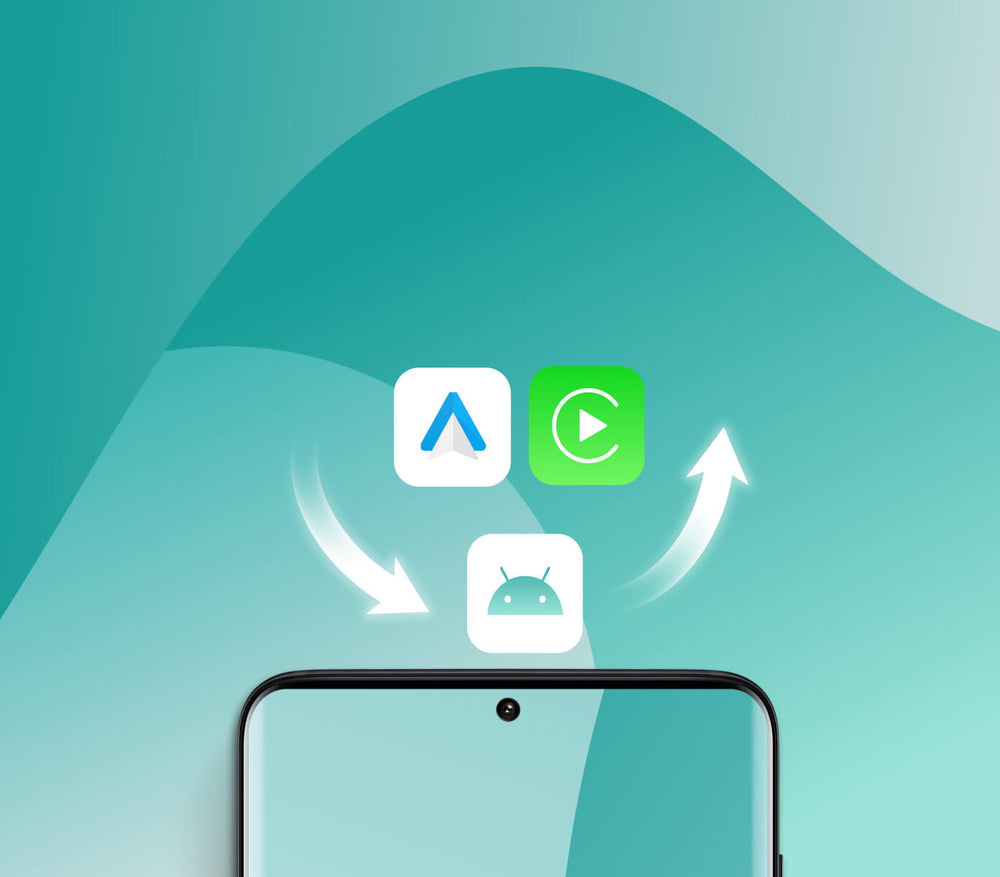 P3 ProでCarPlayとAndroid Autoを切り替えるイメージ