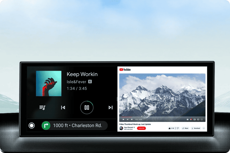 Screen FlowのBluetooth AUX FM音声出力イメージ